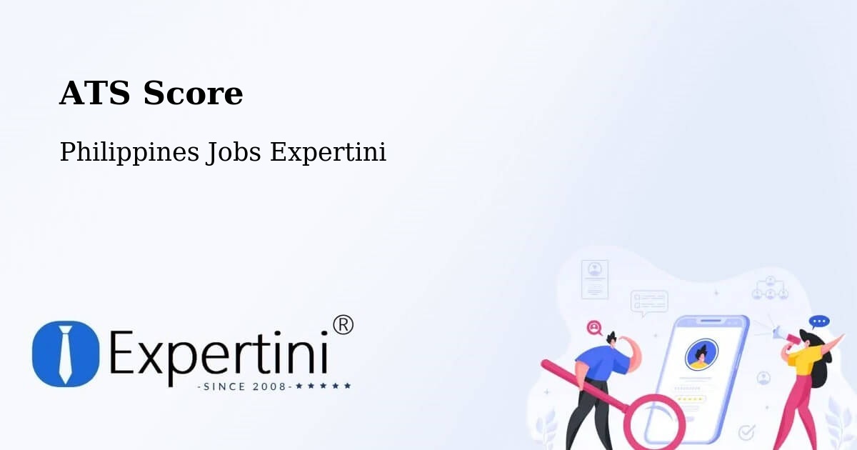 Resume ATS Score & Job Description Match Tool – Batutitik - Philippines Jobs Expertini