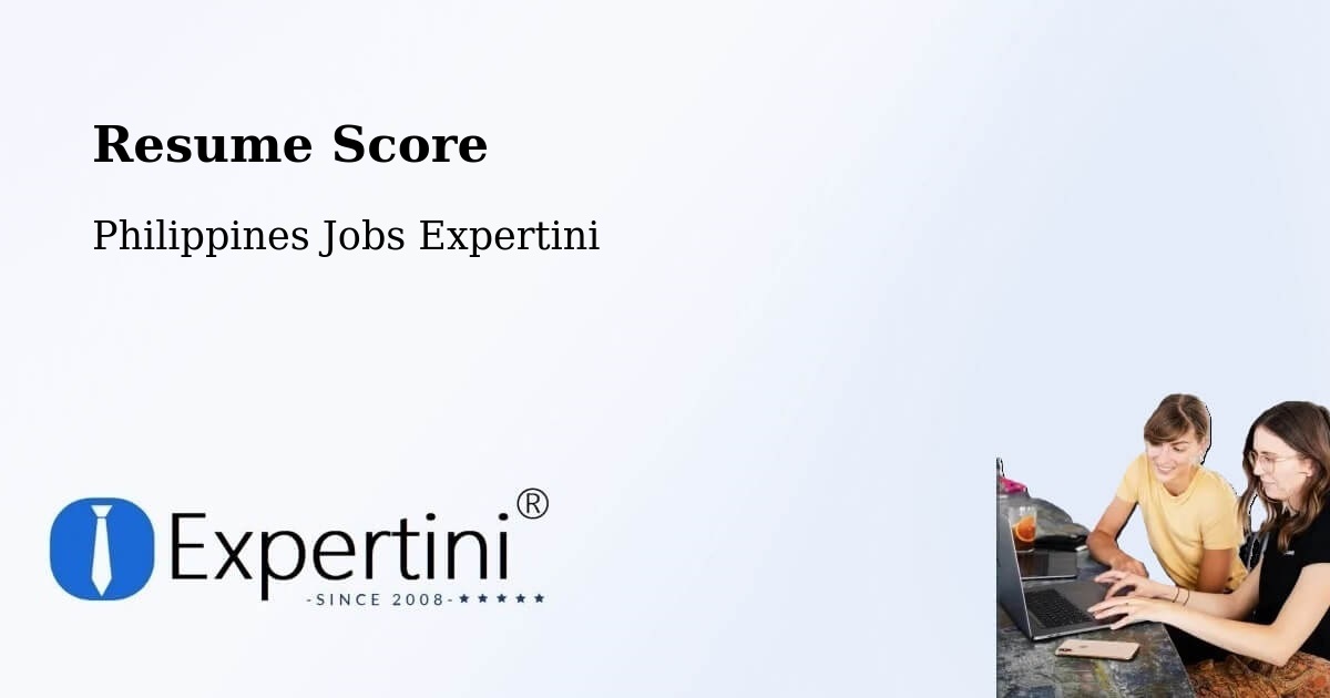 Resume Score & Job Description Match Tool – Batutitik - Philippines Jobs Expertini